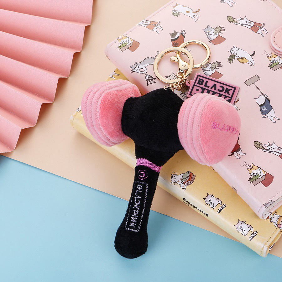 Gantungan Kunci Desain KPOP BTS BLACKPINK EXO GOT7 NCT TWICE Bahan Plush