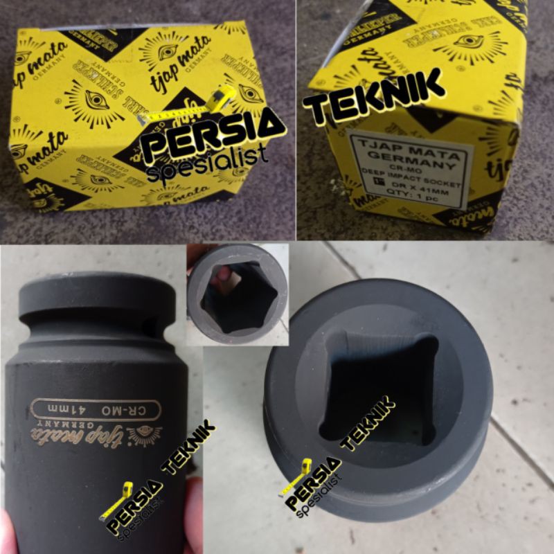 deep impact socket tjap mata  1" DR 41 mm / mata sock