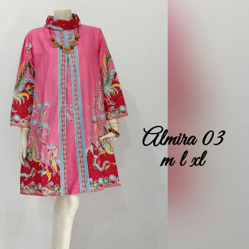 TUNIK BATIK TERLARIS DRESS BATIK ALMIRA