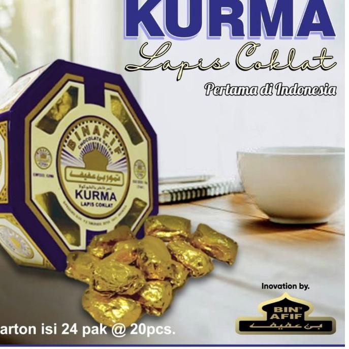 

Pasti Laris Ⓜ Kurma lapis coklat Bin afif isi 20!