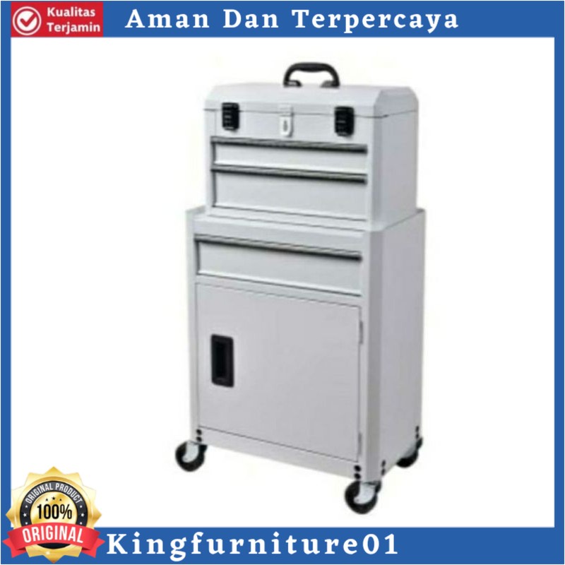 Tactix 2 In 1 Kabinet with Kotak Perkakas