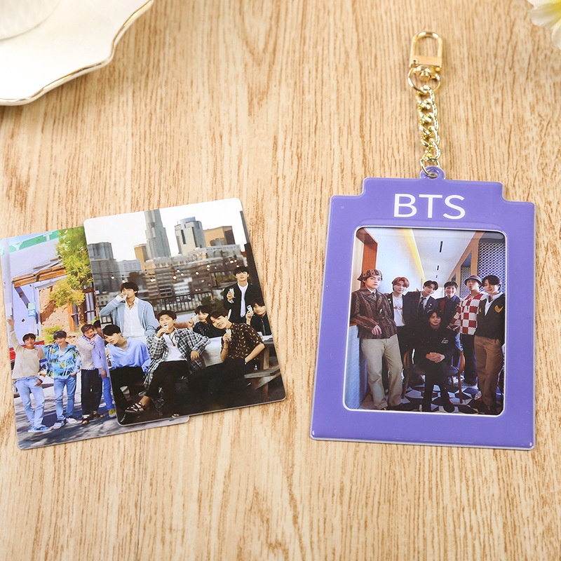 Dicon D101 Holder Kartu Foto Kpop BTS Bangtan Boys Album Dicon Dengan Gantungan Kunci