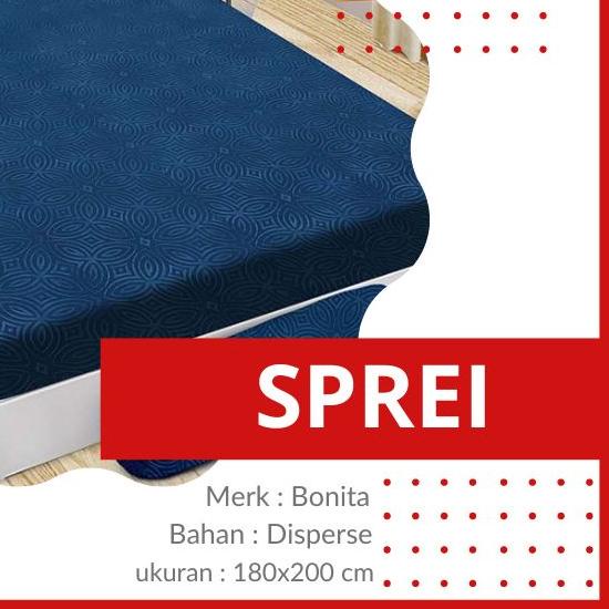 ♞ RC Bonita Embos Polos Sprei Bonita Ukuran King 180x200 Warna Lengkap ➤
