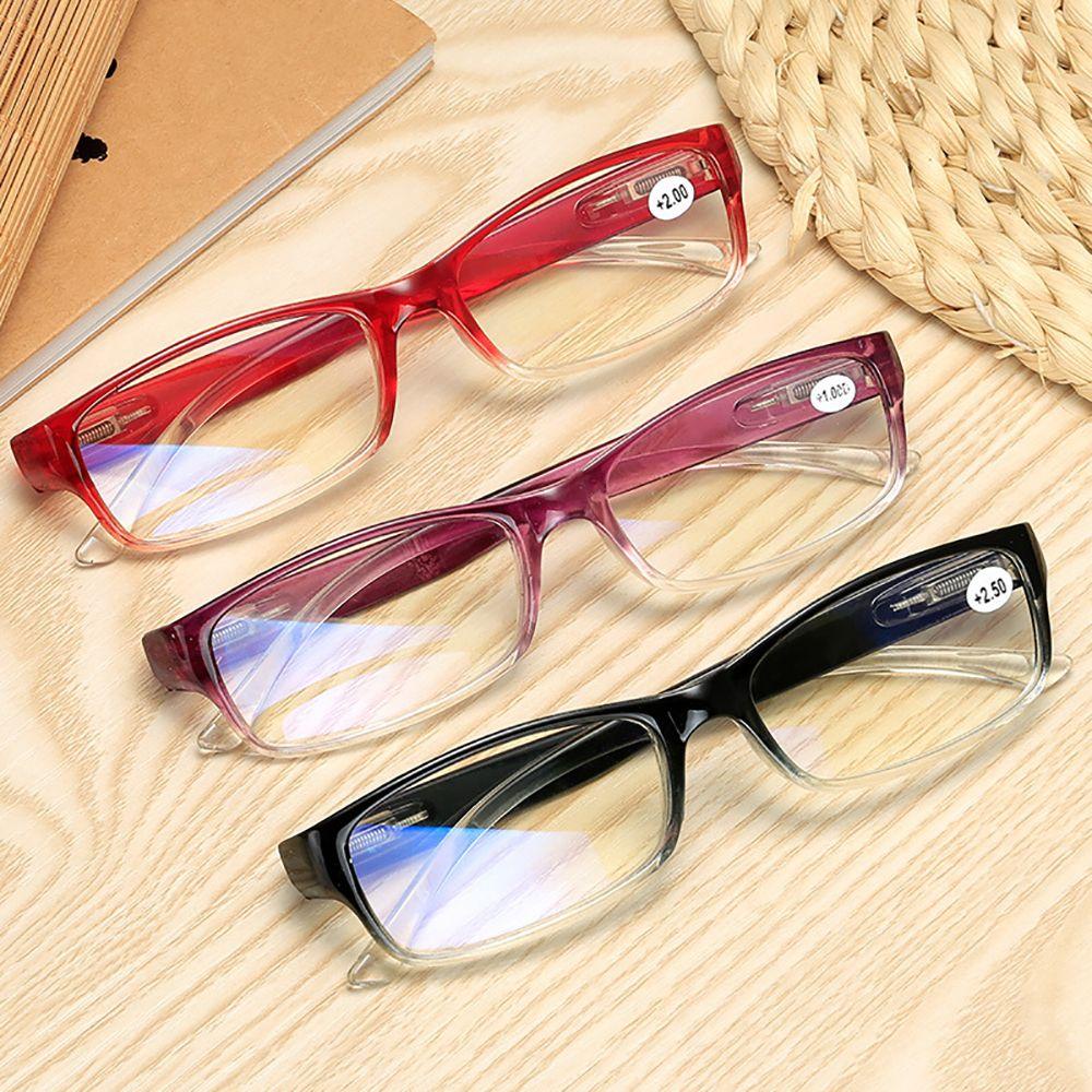 MXBEAUTY Kacamata Presbyopic Warna Gradasi Kaca Mata Anti Radiasi Untuk Wanita Anti Blue Light Resin Perempuan Pria Kacamata Anti Radiasi Untuk Wanita Sale Reading Glasses