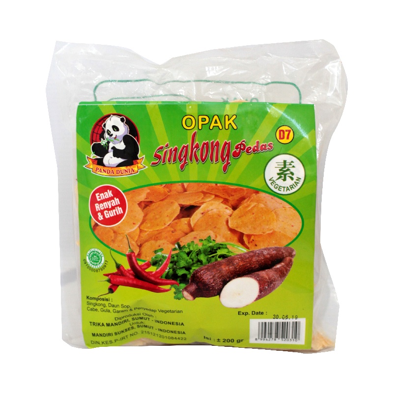 

Panda Dunia Opak Singkong Vege 200Gr