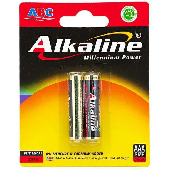 Baterai Alkaline ABC AAA 1 Pack (Isi 2 Pcs)