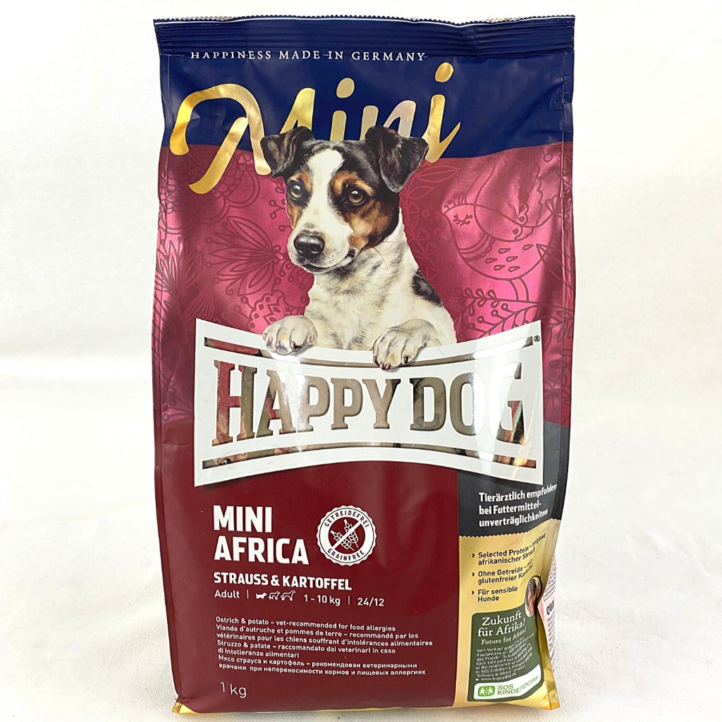 

Happy Dog Mini Africa ( Ostrich & Potato ) 1kg