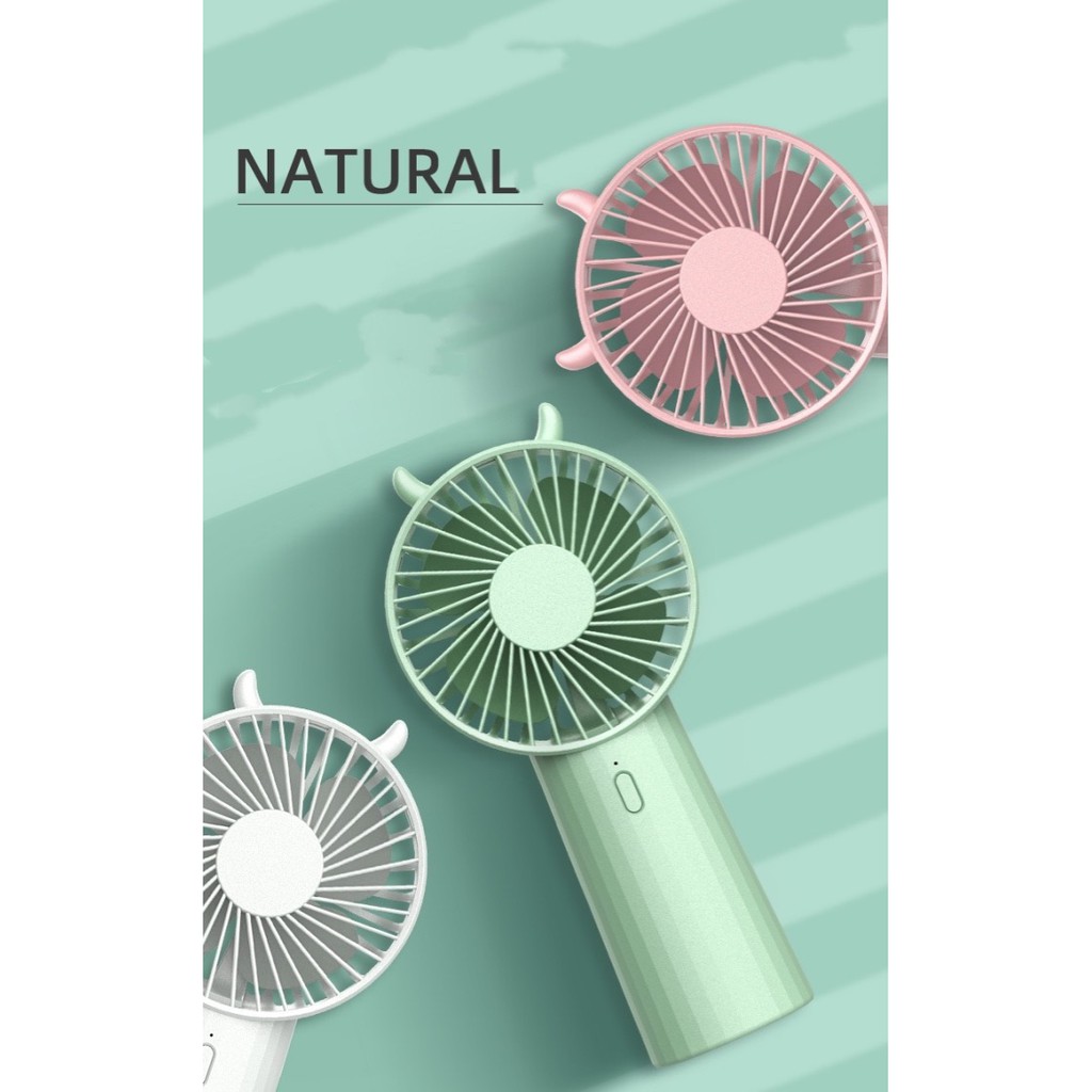 kipas mini strong fan handheld USB charging 7200 mAh