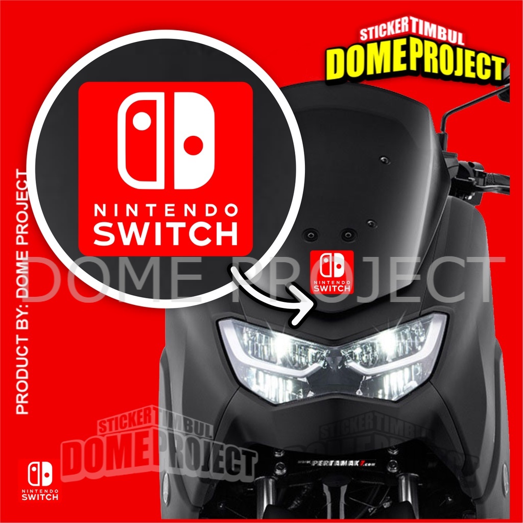 [PROMO BUY 3 GET 1] NINTENDO SWITCH STIKER CUTTING AKSESORIS KACA MOBIL DAN BODY MOBIL STIKER OUTDOOR