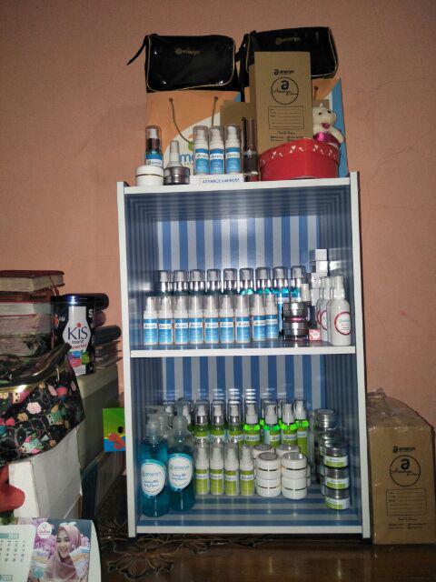 Rak Buku Lemari Buku Serbaguna Susun 2 Kayu Big Panel