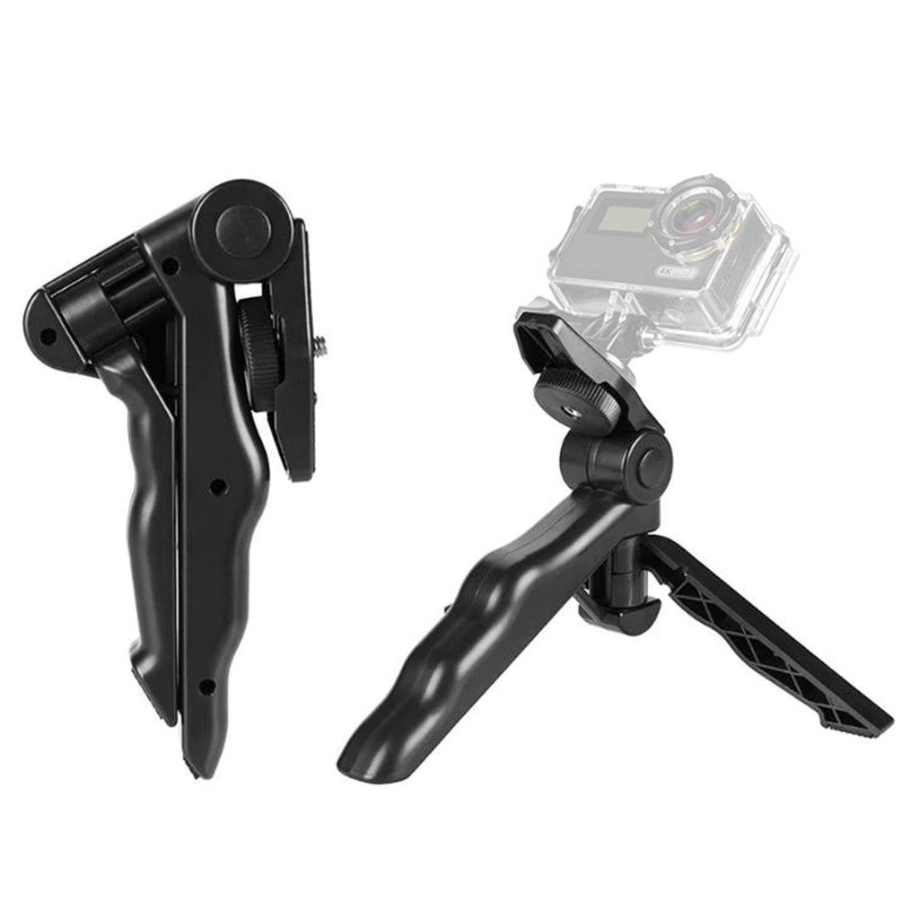 Tripod Tongsis Handphone 3 in 1 Plastik Mini Handle Phone Kamera DSLR Free Holder Universal