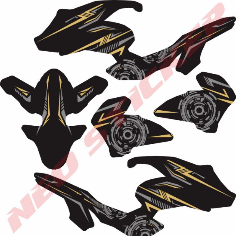 Sticker All New CB150R 2021 Fullbody Techno