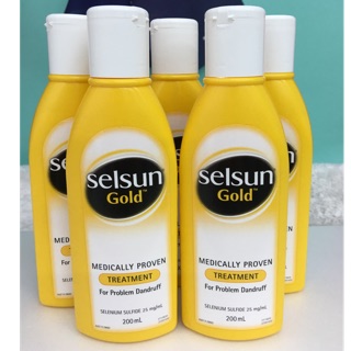 Australia Made Selsun Gold Dandruff Control Washer 200ml 