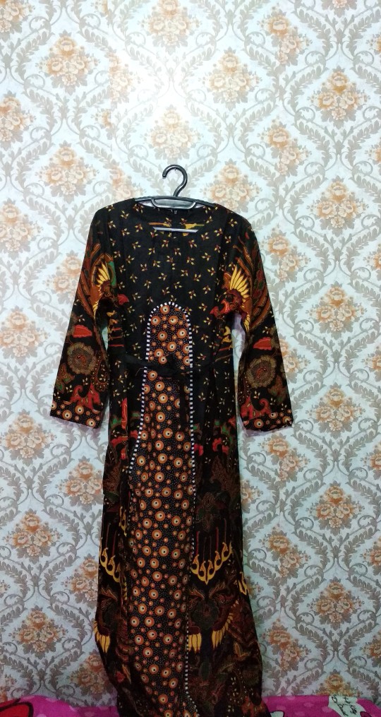 Gamis Batik Manggar, Padi,sekar,cantik,kubis,kipas,daun,kupu,nadine,gendis