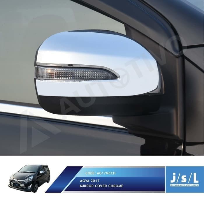 OBRAL AKSESORIS New Agya 2017 Cover Spion Depan JSL Mobil Mirror Cove