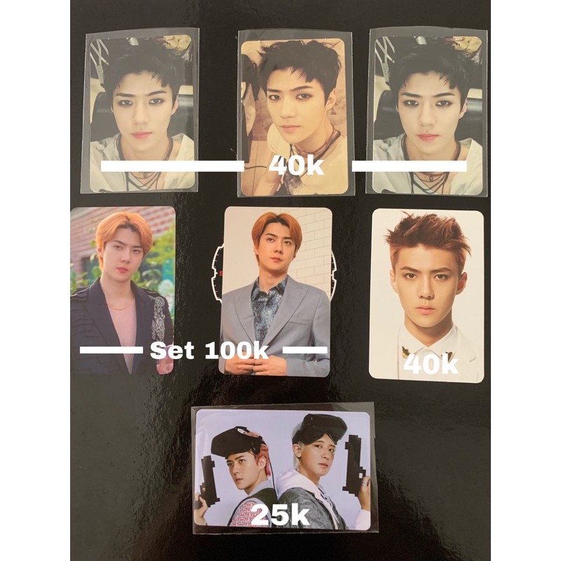 Sehun Photocard lotto  overdose 1 billion views sticker