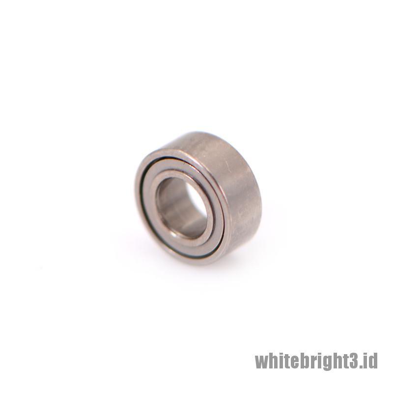 ❤White3 Warna Putih❤ 10pcs MR63ZZ Bola bearing Mini Bahan Baja