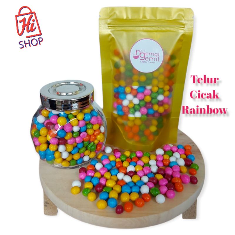 

Permen jadul Telur Cicak Warna Warni Permen Mini Rainbow Kualitas Premium