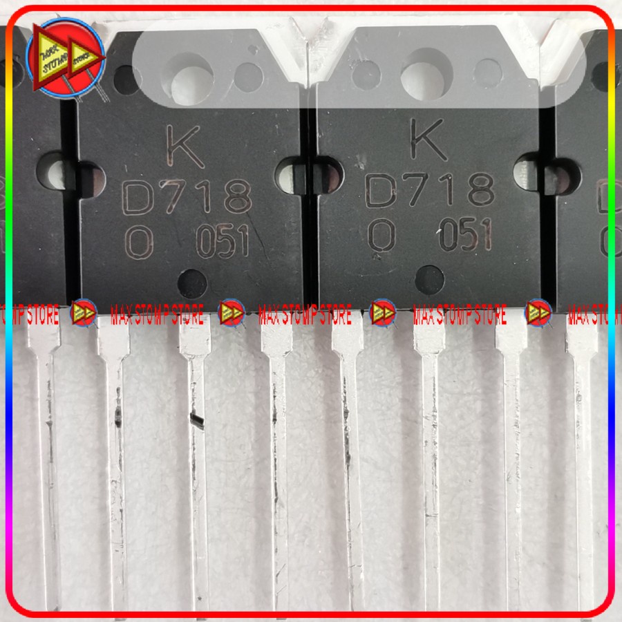 D718 D 718 2SD718 Transistor NPN Silicon Asli Original KEC