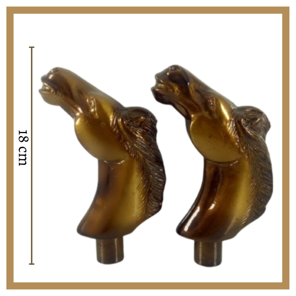 Shift Knob Mobil Motif Kepala Kuda Mini Tuas Gigi Motif / Tongkat Persneling