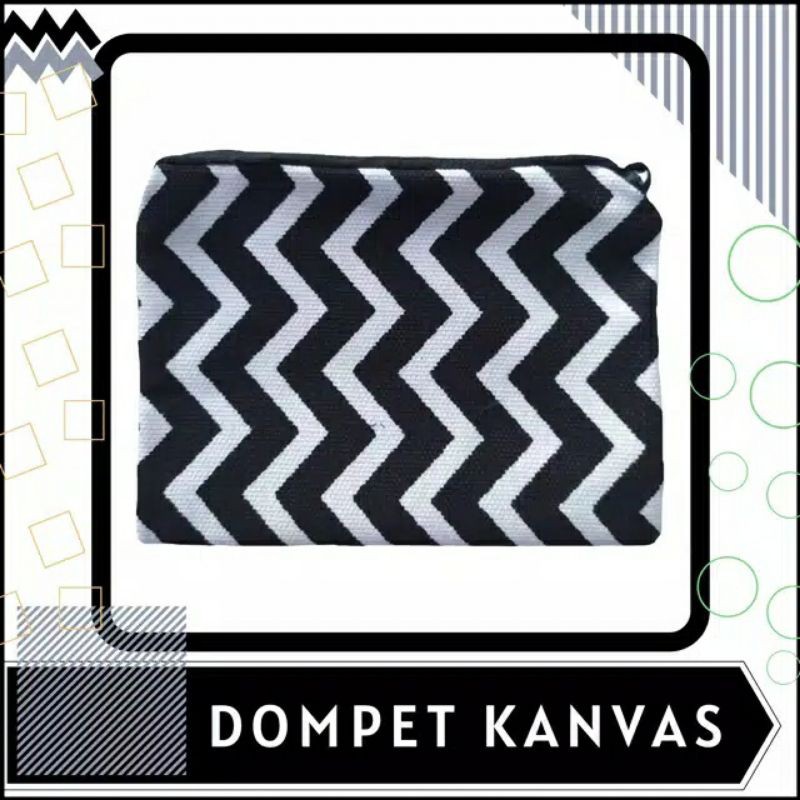 NJW POUCH KANVAS DOMPET KANVAS DOMPET MINI DOMPET WANITA