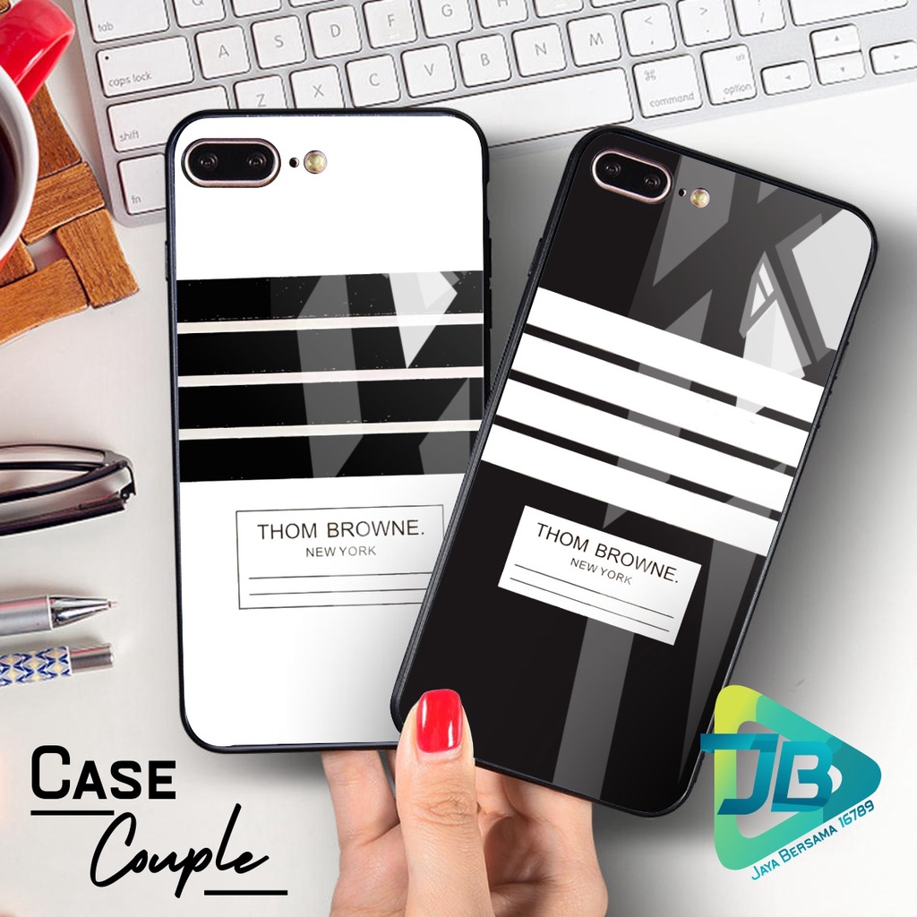 SOFTCASE BACK CASE GLASS KACA COUPLE OPPO VIVO XIAOMI SAMSUNG REALME IPHONE ALL TYPE JB4868