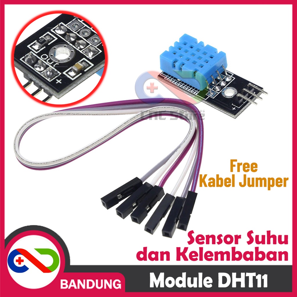 Jual MODULE DHT11 SENSOR SUHU DAN KELEMBABAN HUMIDITY SENSOR Indonesia ...