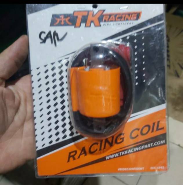 Koil qoil pengapian TK japan original oren orange plus tutup busi tk original