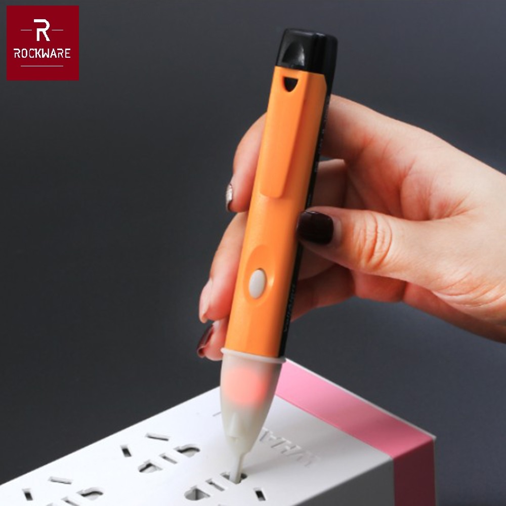 ROCKWARE 1AC-D Non-Contact AC Voltage Detector - Test Pen Profesional