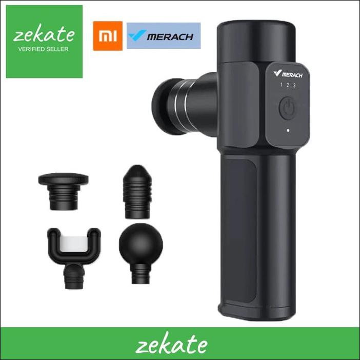 XIAOMI MERACH NANO POCKET FASCIA GUN / MASSAGE GUN / ALAT PIJAT - HITAM