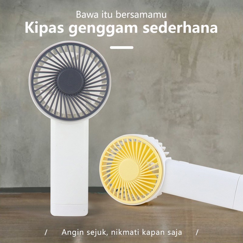 【Beli dua diskon 20%】 Goojodoq USB Mini fan / Kipas Angin Mini Genggam Cute Fan Portable