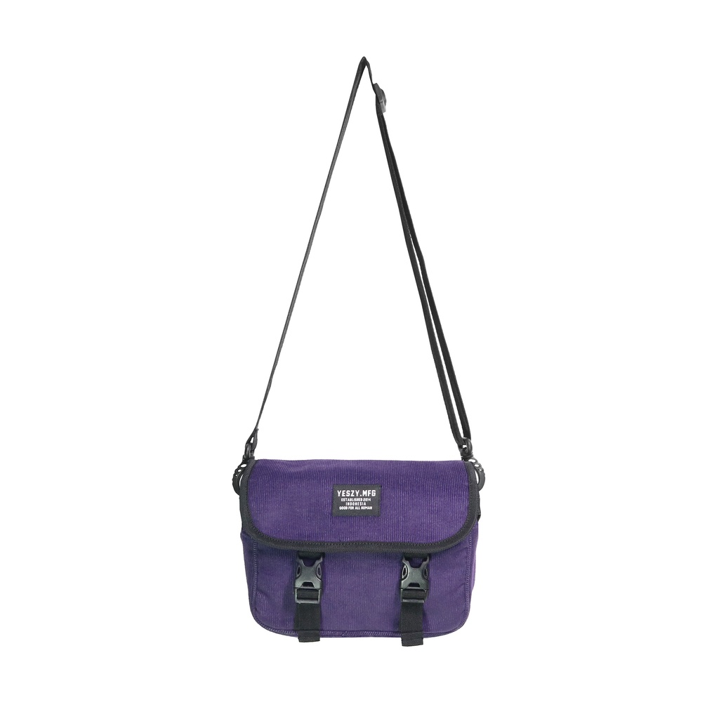 YESZY.MFG Sling Bag Corduroy Utility Purple