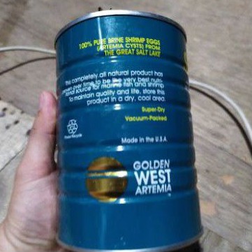 GOLDEN WEST ARTEMIA SUPREME PLUS 425GR (SUPREME KALENG)