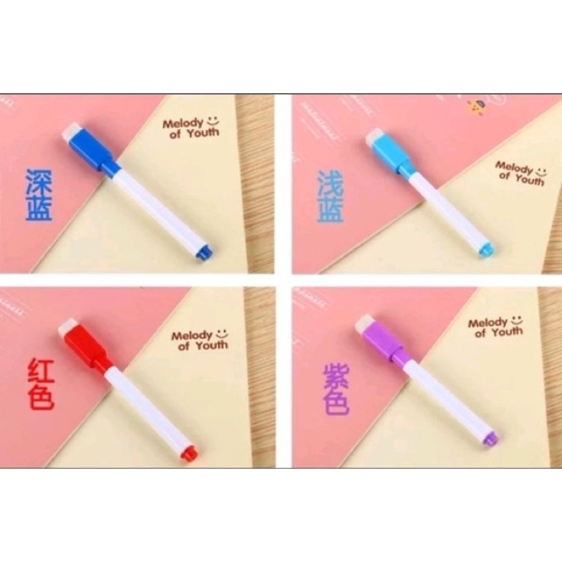 

SPIDOL PAPAN TULIS MINI PENGHAPUS TIDAK ADA MAGNET