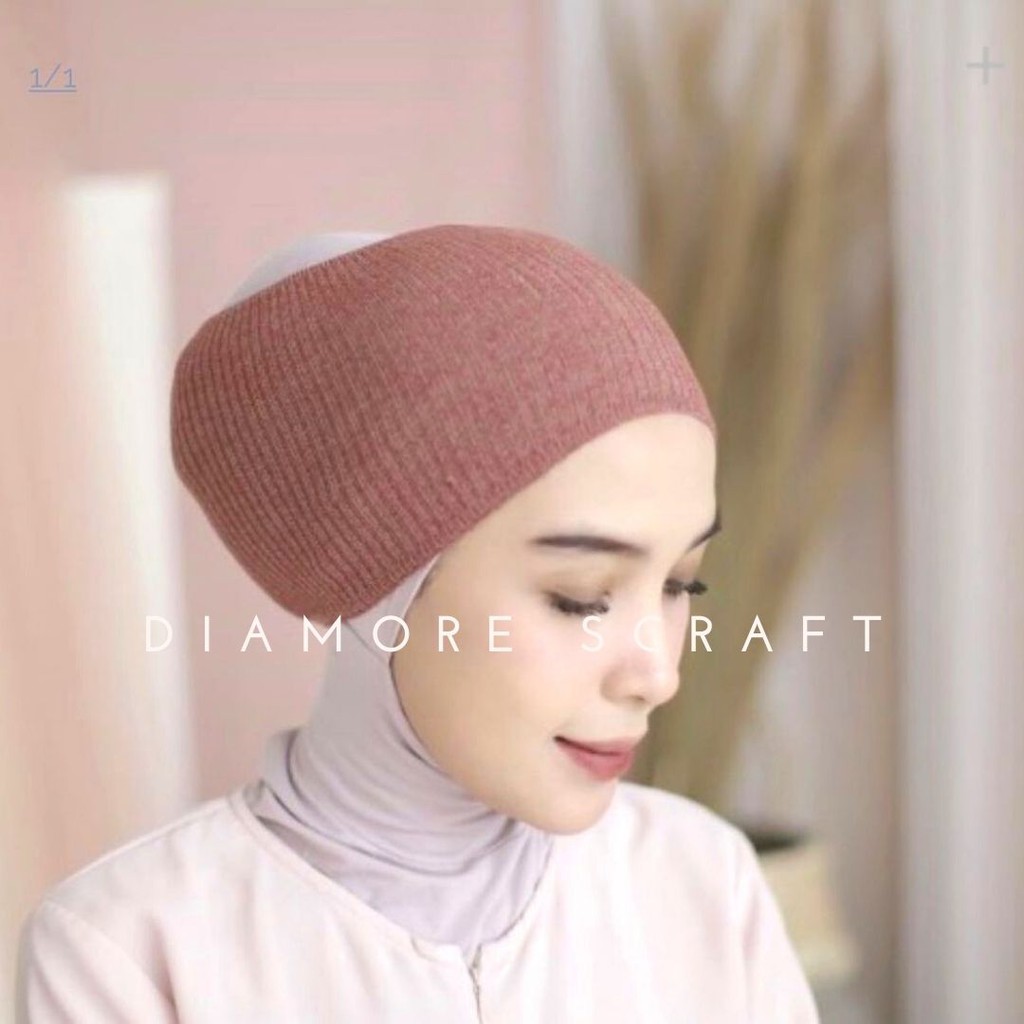 INNER KNIT HIJAB CIPUT RAJUT Part 2 PREMIUM BY DIAMORE SCRAFT