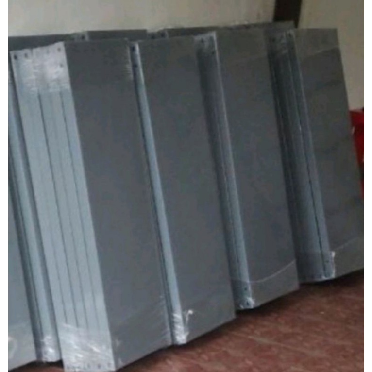 ambalan plat rak besi siku lubang