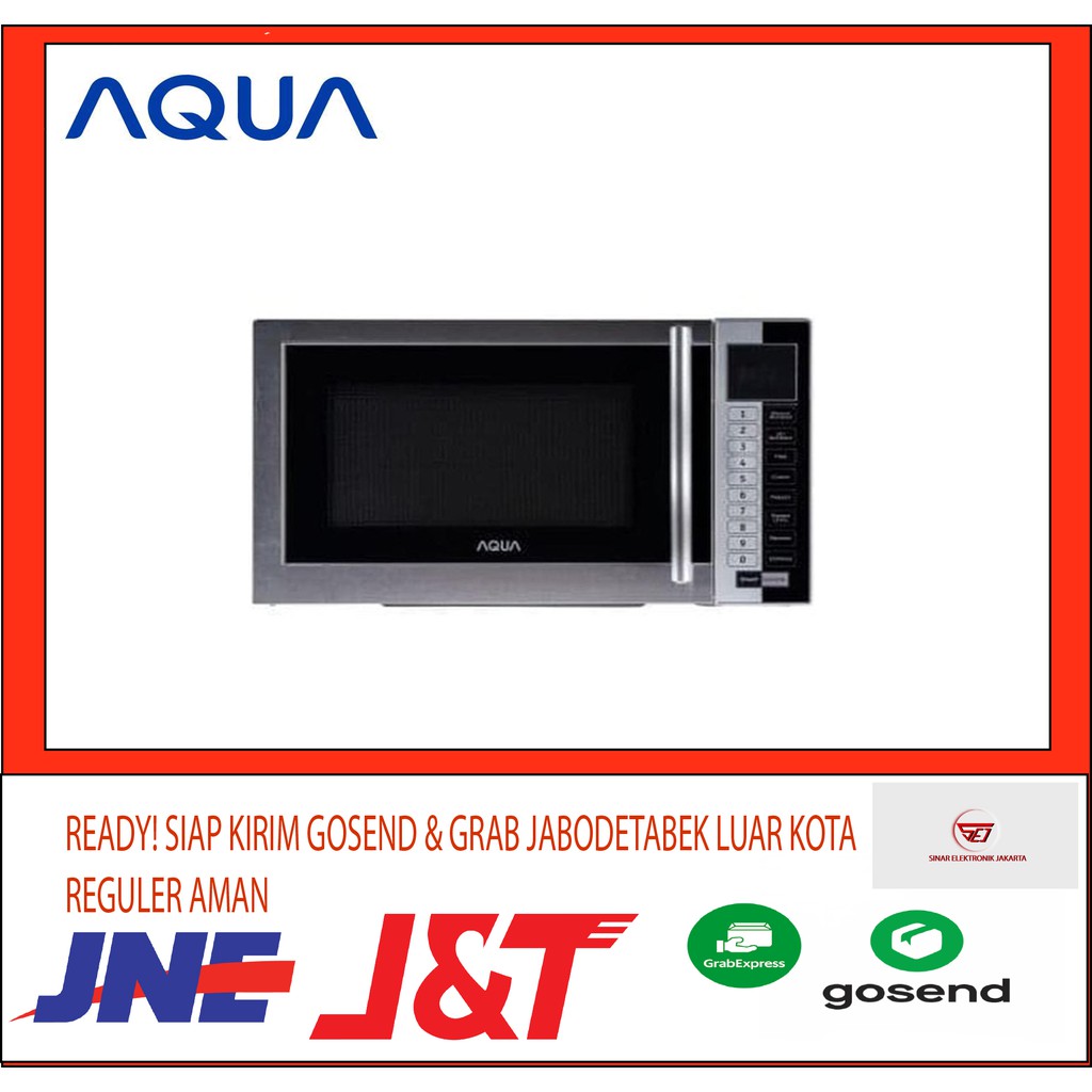 Microwave AQUA DIGITAL AEMS2612S. Kapasitas 20 Liter, Listrik Rendah 400 watt. Baru Bergaransi Resmi