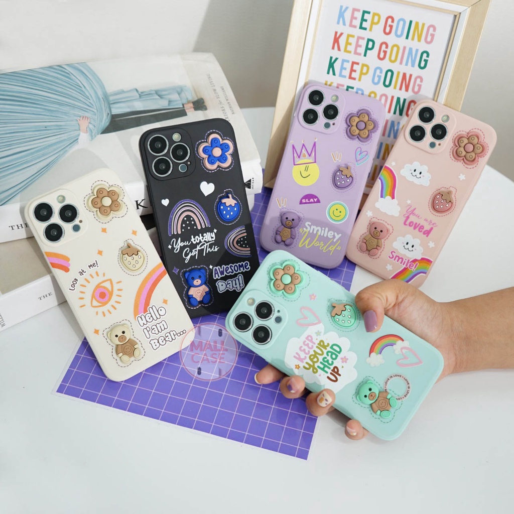 Softcase Timbul 3D [3D2] For Samsung a02s  a02 a12  a22 4G a22 5G a32 4G a32 5G a52 5G  a72 5G | Cas