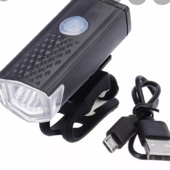 Lampu Sepeda USB Charge Raypal 300 Lumens Headlight, Lampu Hias Sepeda, Lampu Depan Belakang Sepeda