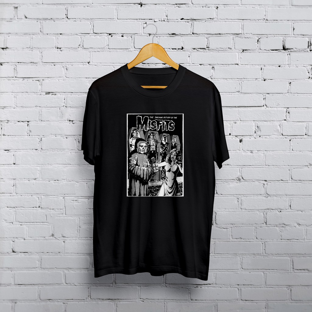 Kaos Distro Musik Misfits 3 Gildan/NSA