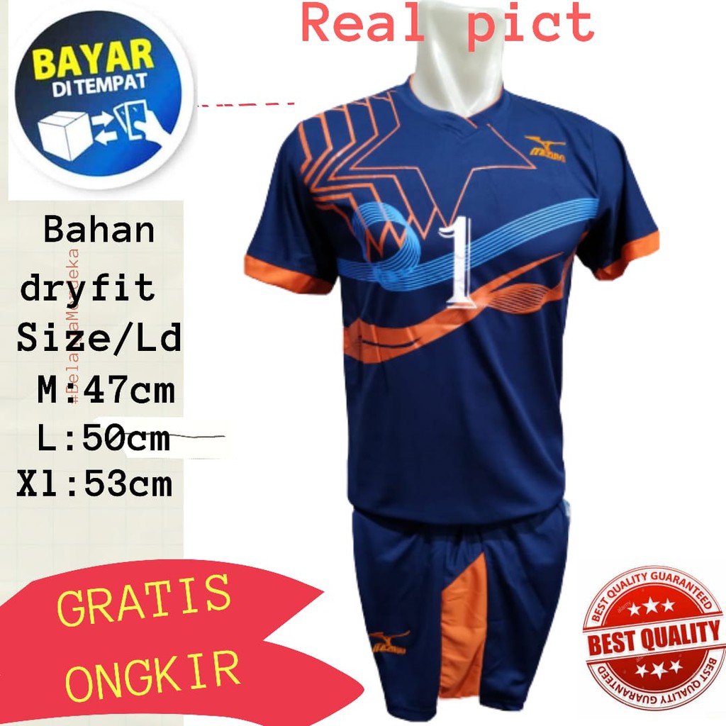 BAJU JERSEY SET BOLA / FUTSAL LENGAN PENDEK