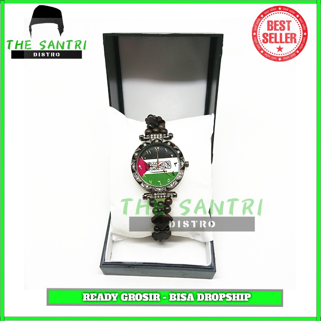 Jam Tangan Kaukah Kaokah Kokka Palestina/Jam Tangan Muslimah/Jam Tangan Cewek/Jam Tangan Couple