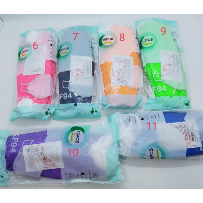 TR masker kf94 / masker kn94 warna isi 10 pcs