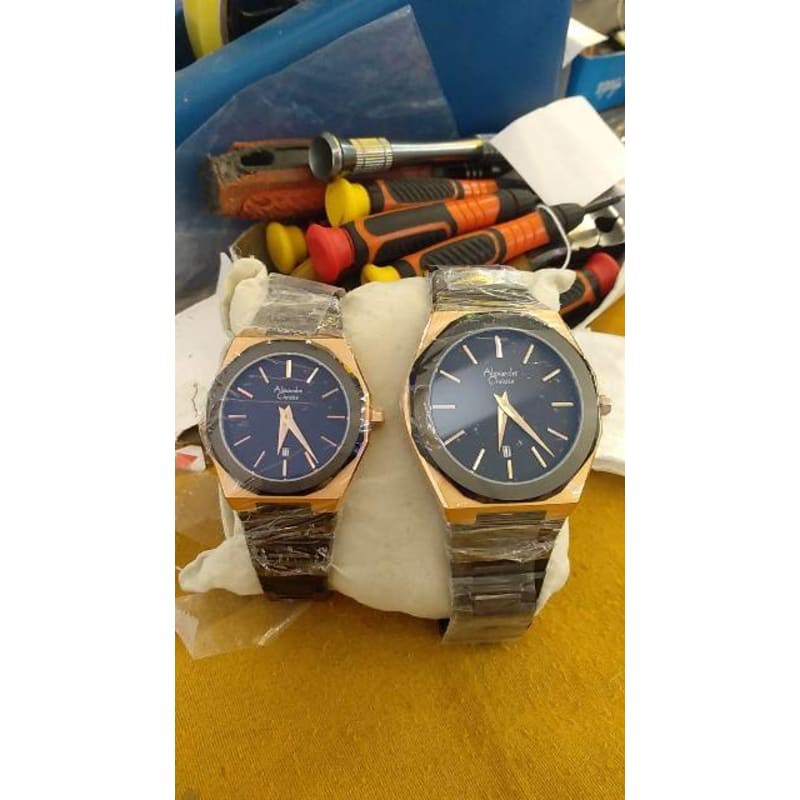 JAM TANGAN ALEXANDRE CHRISTIE COUPLE AC 8600 ORIGINAL GARANSI