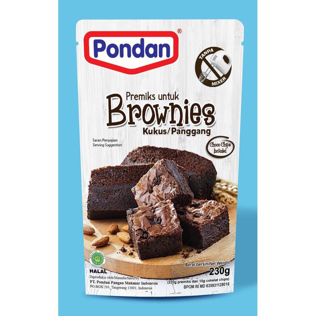 

PONDAN BROWNIES POUCH 230GR