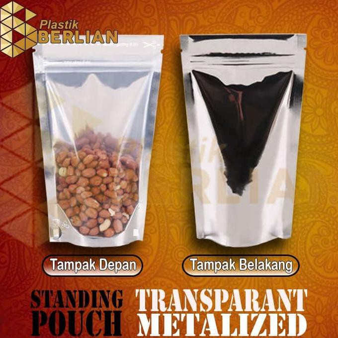 STANDING POUCH TRANSMETZ ALUMUNIUM FOIL KLIP 150 SILVER 9X15 ISI 100