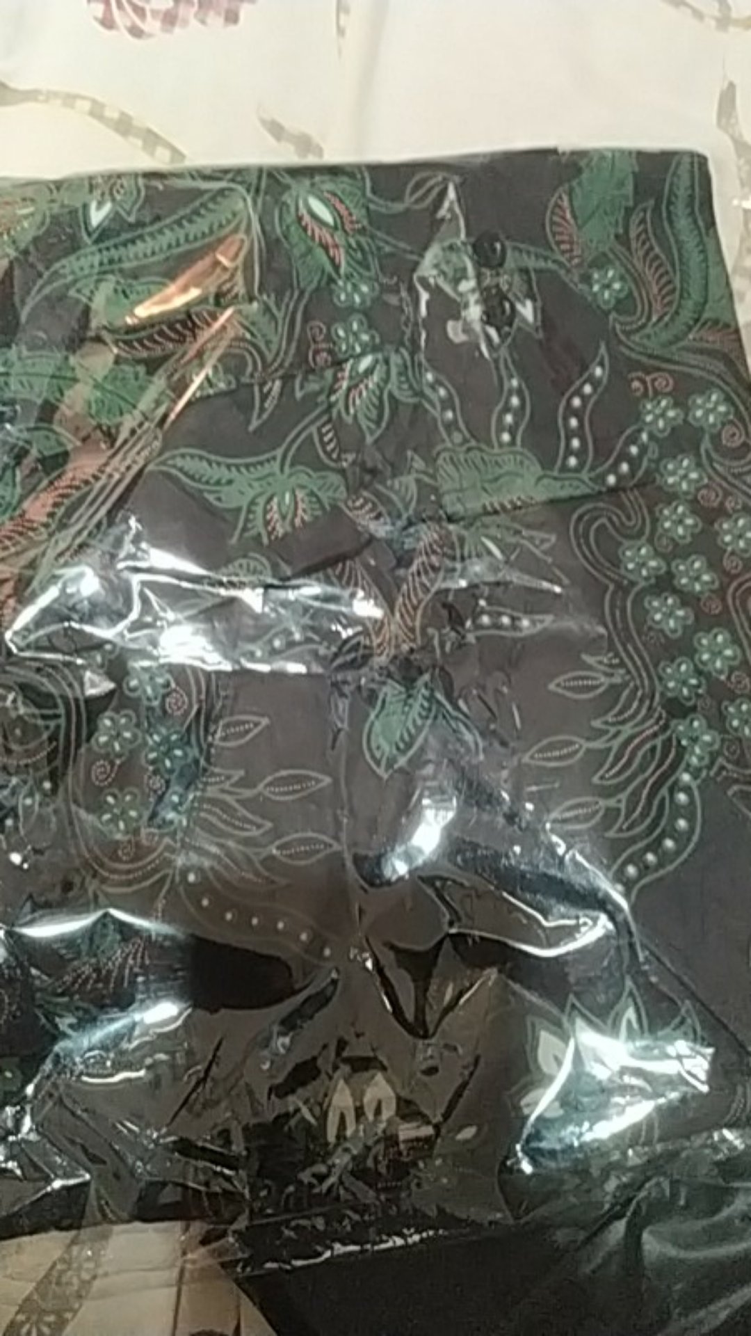 Peksi Semulur Hijau Kemeja Batik Pria Full Furing Bahan Katun Primisima