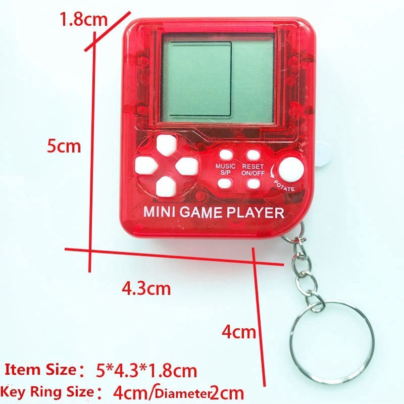 BS332 Console Game Tetris Mini Portable / Gantungan Game Tetris