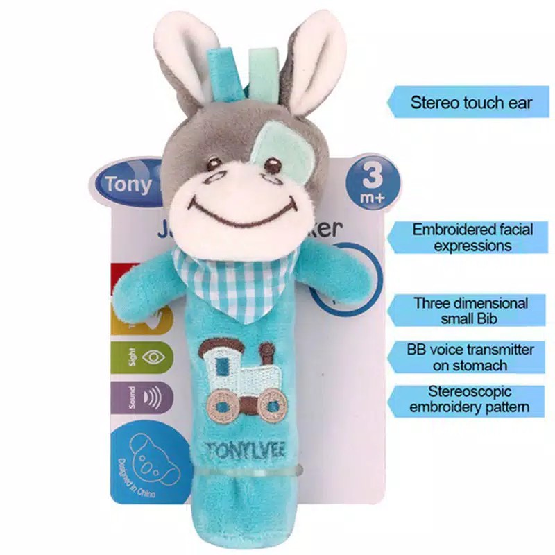 SALE Boneka Rattle stick karakter / Rattles Mainan Bayi bunyi