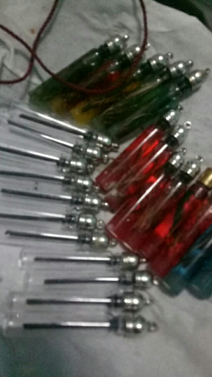 Botol Parfum Penicilin 2ml/botol Tester Lidi/tutup Putih/hitam